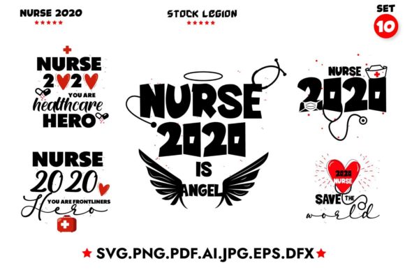 A Nurse's Heart Embroidery Design Bundle
