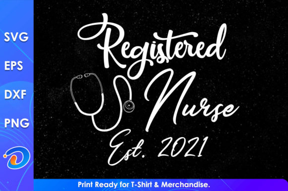 Evaluating the Registered Nurse EST 2021 Embroidery Design