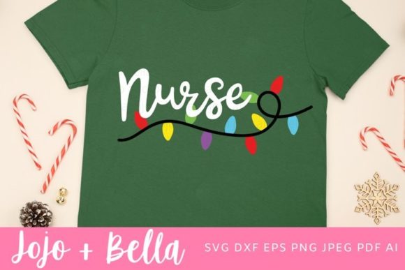 Nurse Christmas Embroidery: A Holiday Design with Professional Charm