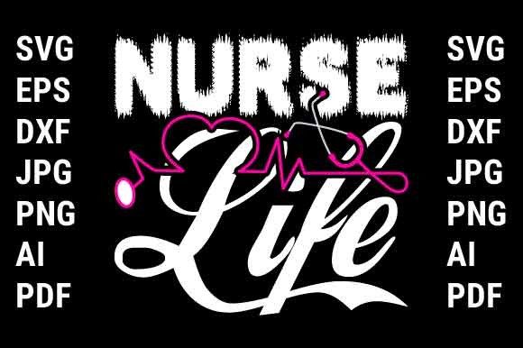 Nurse Life Design for Embroidered Apparel