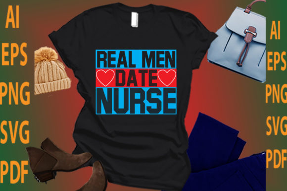 Real Men Date Nurse: A Designer's Eye on a Bold Embroidery Design
