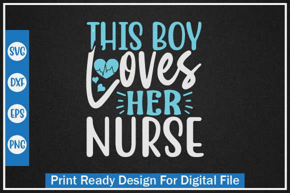 Reviewing a Sweet Embroidery Design: This Boy Loves Her Nurse